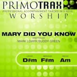 Mary Did You Know (High Key: Am - Performance Backing track)