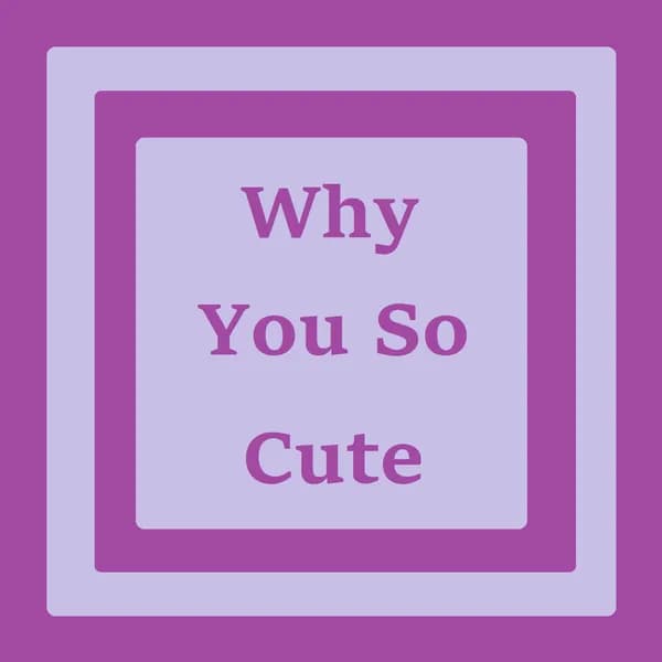 Why You So Cute image